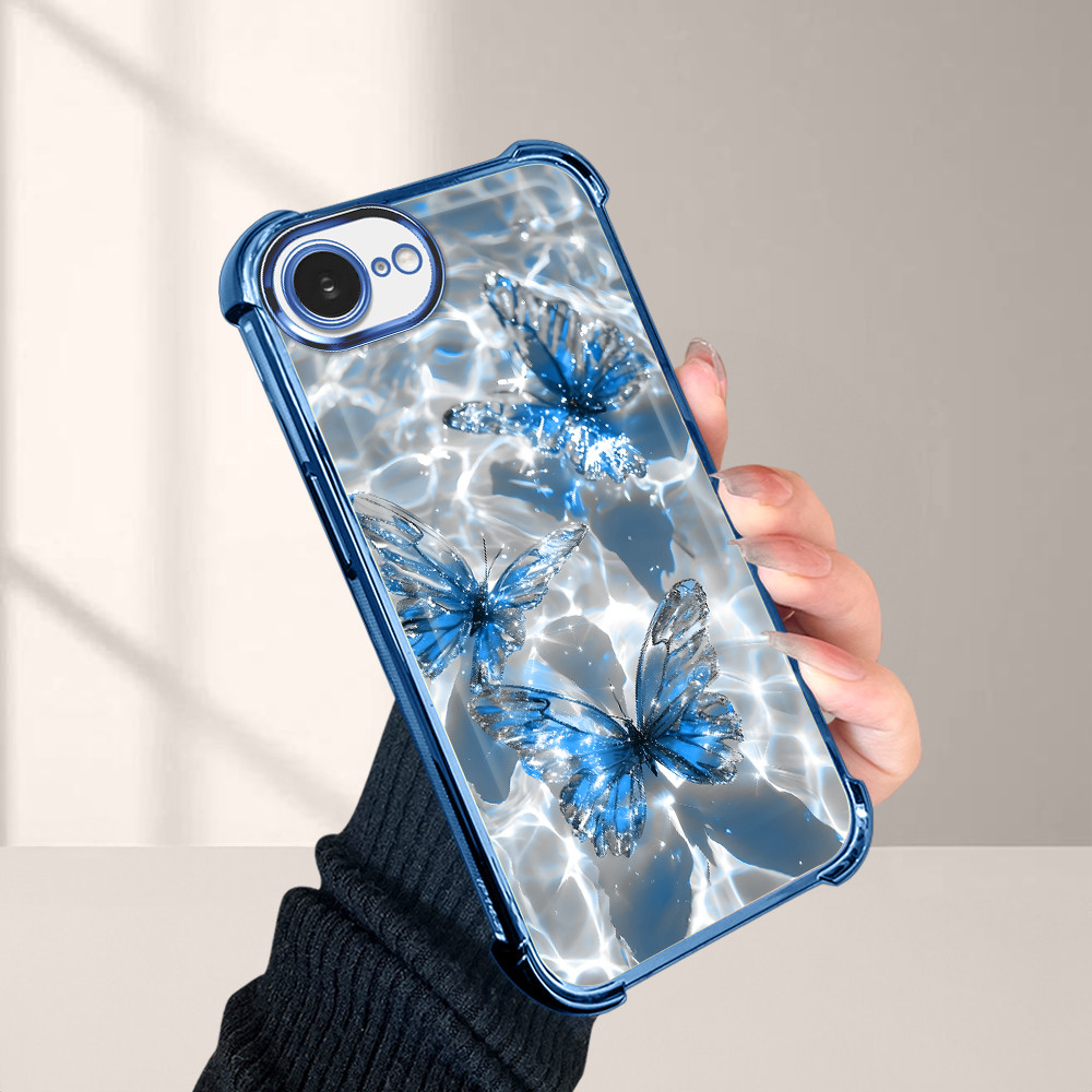 Capinha Para iPhone 17E 16E Capa Transparente De Celular Silicone Anti Impacto Protetora De Telefone Case FS0461
