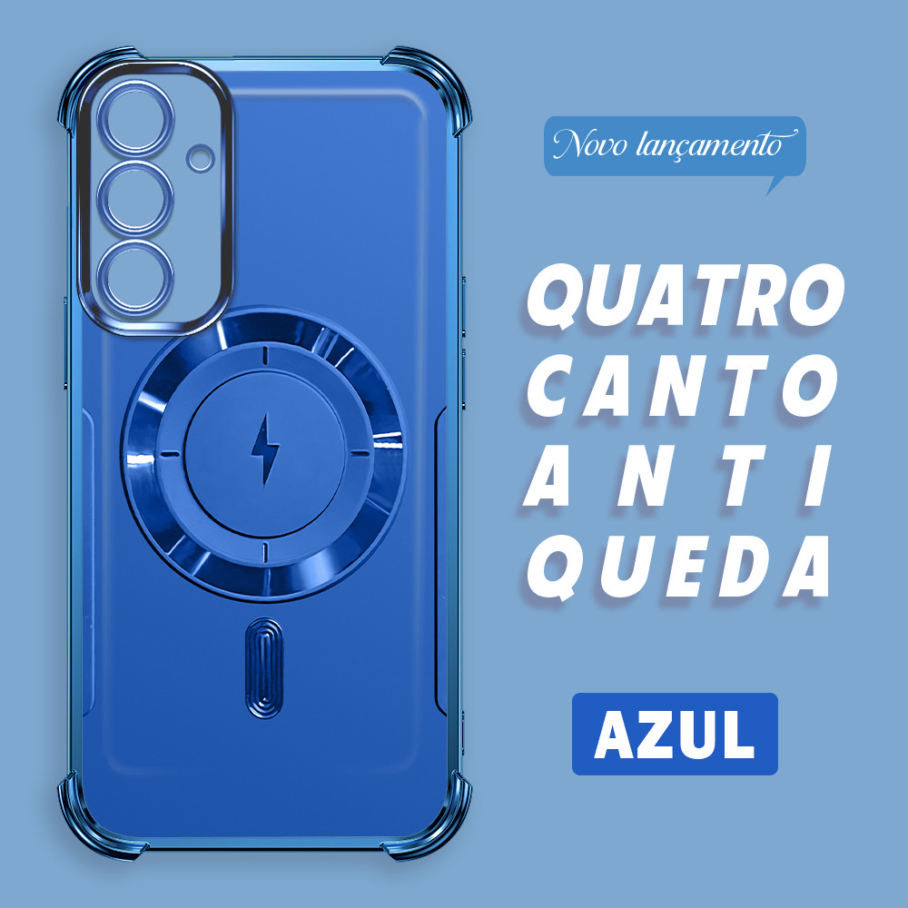 Capa Para Samsung Galaxy M55 5G Capinha Anti Choque Case Transparente 0672 FS