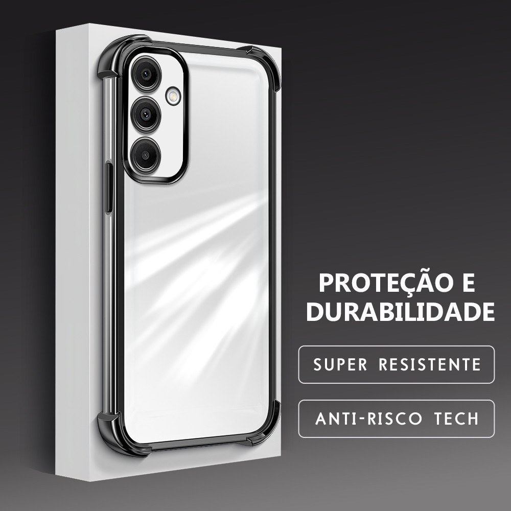 Capinha Para Samsung Galaxy A16 4G 5G Capa Anti Impacto Transparente Macia Proteção Case SJ 0000
