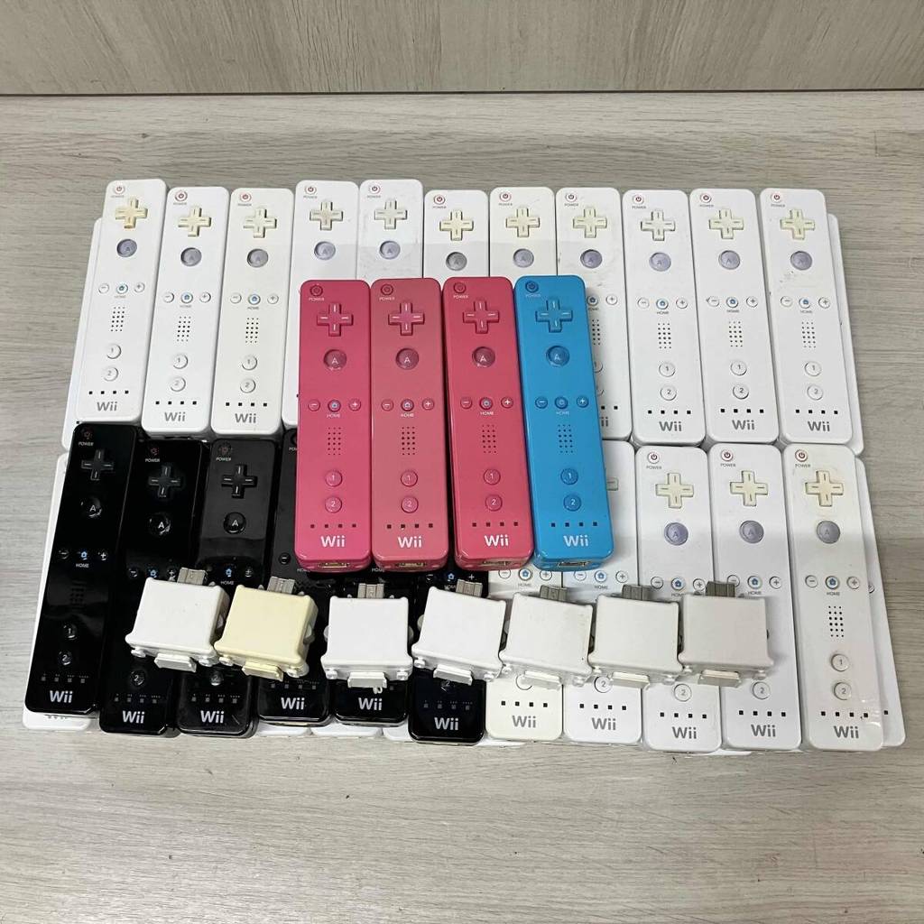 Nintendo Wii Remote Controller RVL-003 Genuine Tested White/Black/Blue/Pink