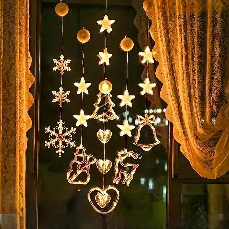 Luzes de Natal led Luzes de decoração de ventosa de Natal para festa Vendido(s) - Árvore de Natal