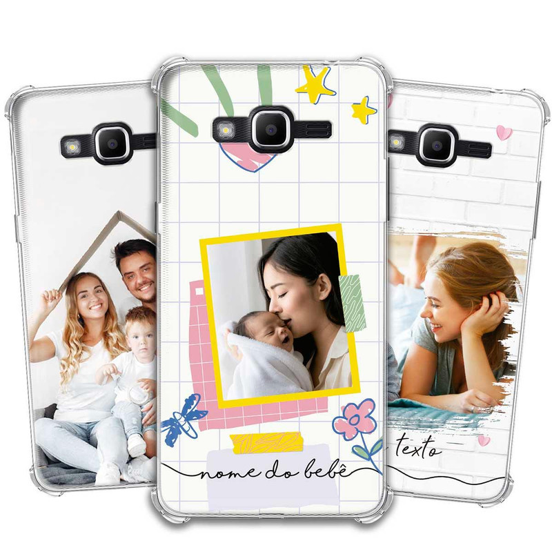 Capa Capinha - Samsung Galaxy J2 Prime - Com Sua Foto Personalizada Anti-Impacto