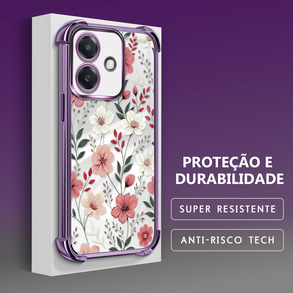 Capinha Para OPPO A40 A60 4G 5G Capa Anti Impacto Transparente Macia Proteção Case SJ 1106