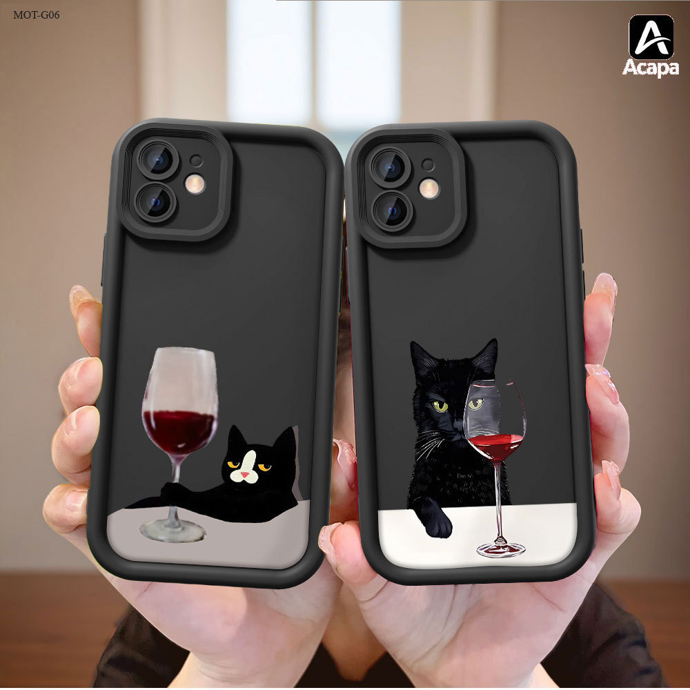 Capinha Luxuosa De Silicone À Prova De Choque Para Motorola Moto G06 G17 G67 G77 G86 G Max 5G Capa Macia TYB7409