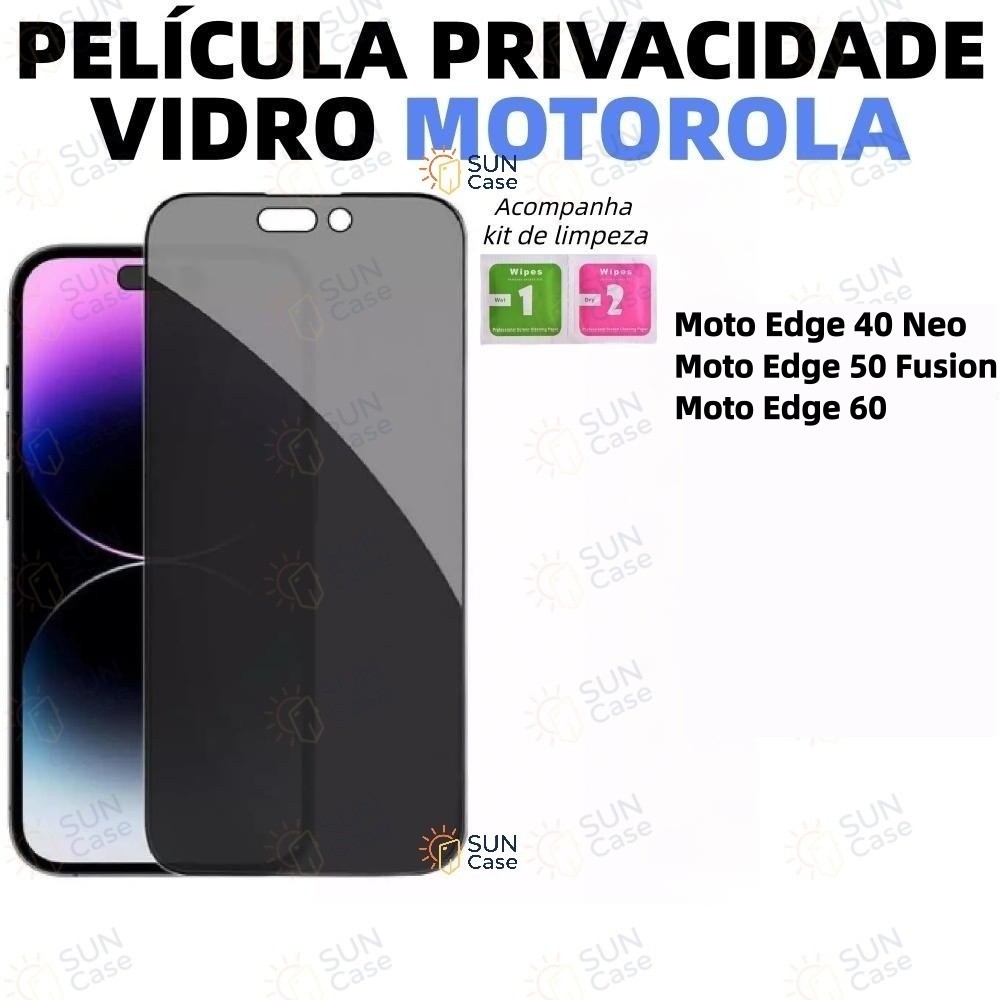 Película Para Motorola Moto Edge 60 50 40 Fusion Neo 5G Macia Protetor Privacida