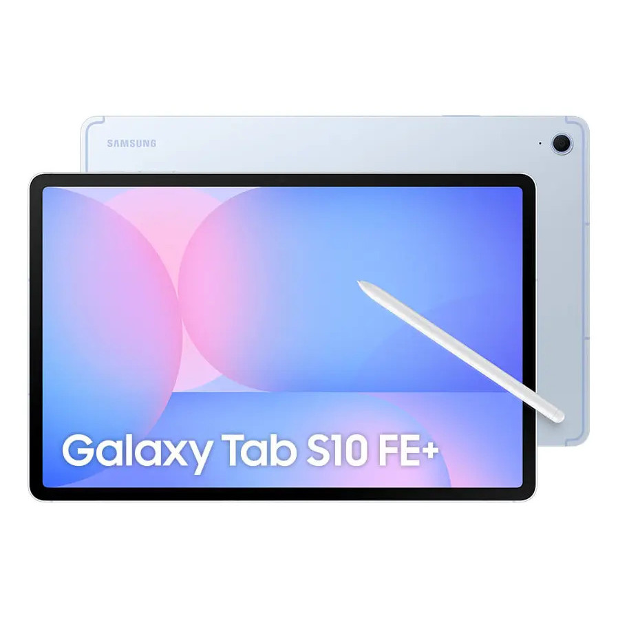 Tablet Samsung Galaxy Tab S10 FE+ 128GB WiFi - Azul, com Caneta S Pen e Capa, RA