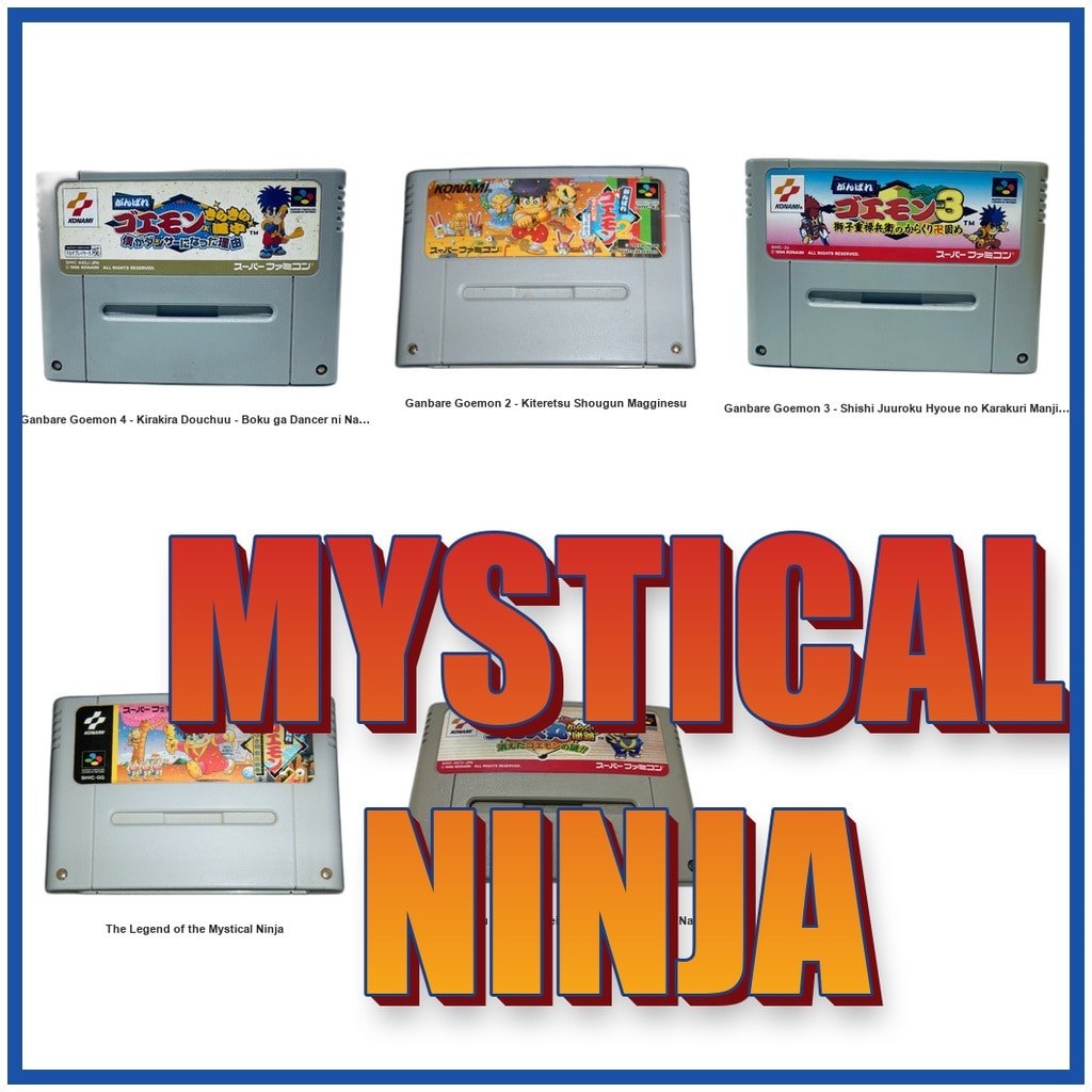 Mystical Ninja Ganbare Goemon SFC SNES Super Famicom Used Tested Working