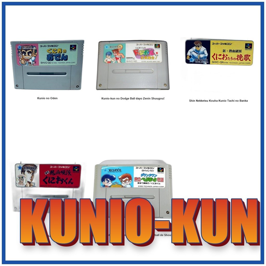 Kunio-kun River City Ransom / Nekketsu no Oden SFC SNES Super Famicom Used Tested Working