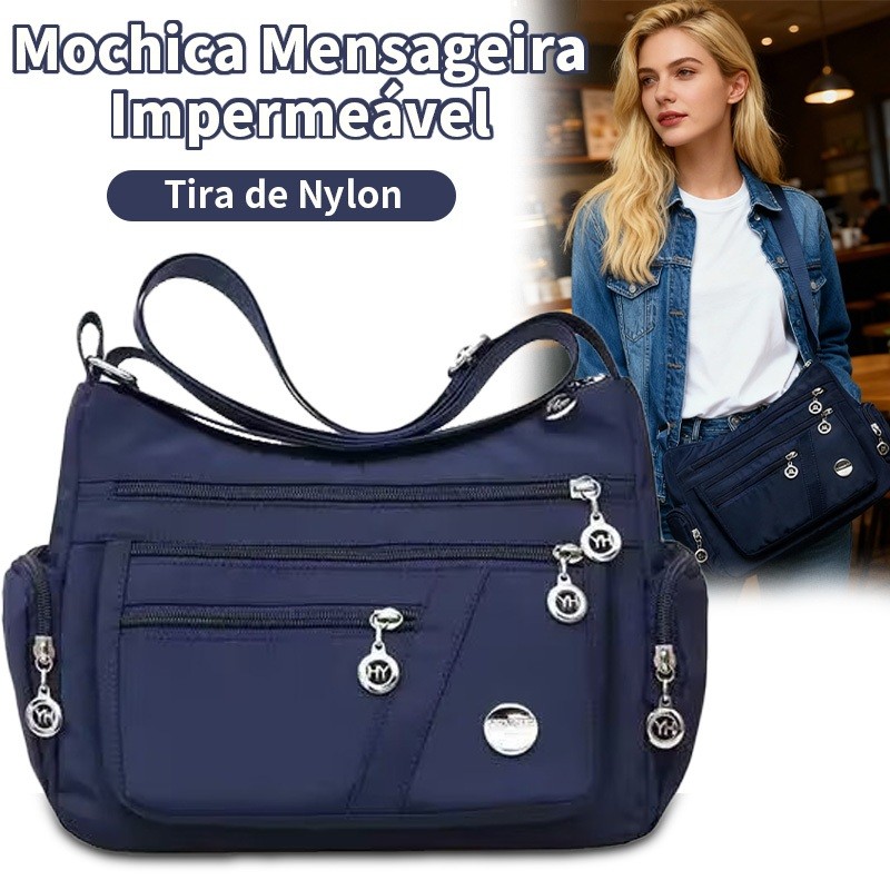 Bolsa mensageiro feminina todos os dias All-Match Vendido(s) - Preto