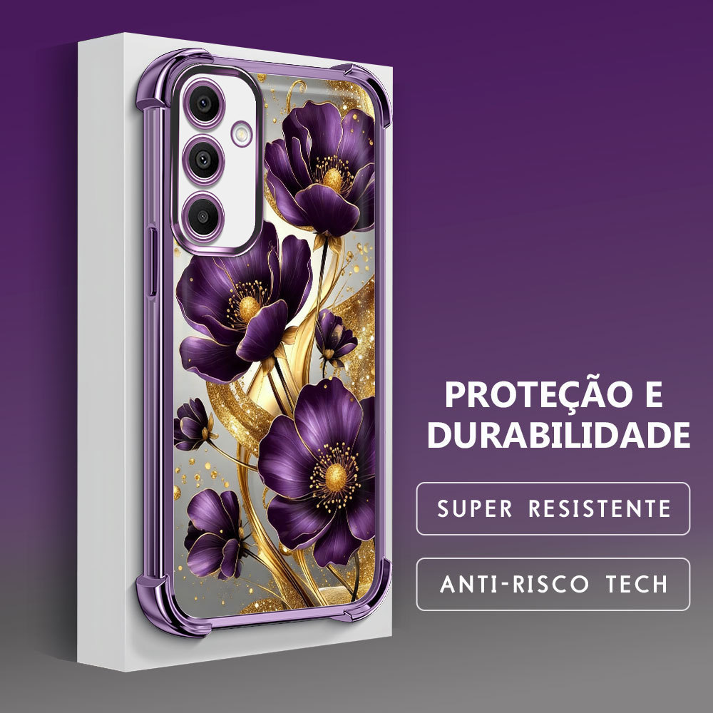 Capa Macia Luxo Para Samsung Galaxy A16 4G 5G Telefone Capinha Capas Anti Impacto Choque Case Transparente 0973 FS em Oferta na Shopee