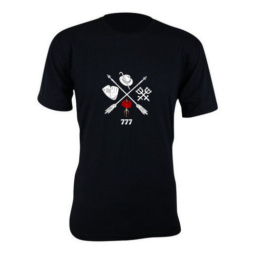 Camiseta camisa estampa Fé Zé Exu Laroyê Umbanda Candomblé Pombagira basica unissex manga curta