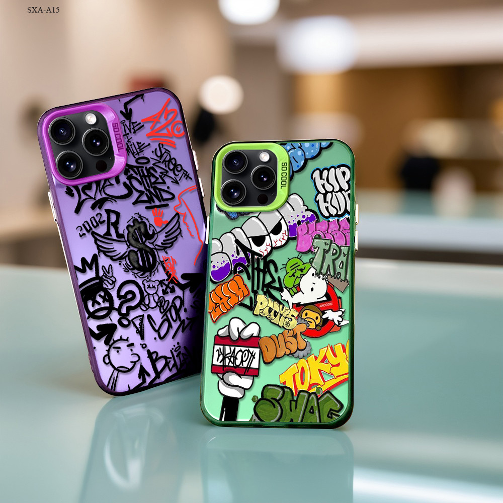 Capinha Para Samsung Galaxy A15 A14 A13 A12 A30 A20 A21S A22 A23 A24 A25 A50 A30S 4G 5G Capa Anti-Impacto Case CY2898