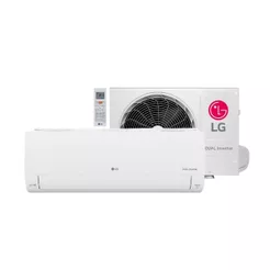 Ar Condicionado LG DUAL Inverter AI Voice 24000 BTUs Quente e Frio 220V S3-W24K231D