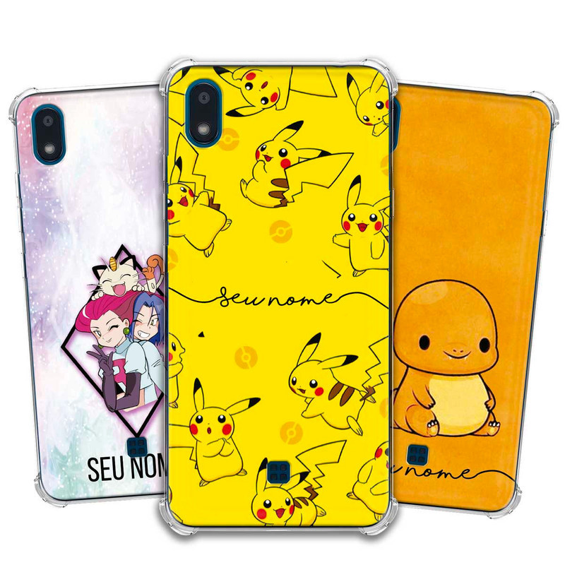 Capa Capinha - LG K8 Plus - Monstros de Bolso Pocket Anime Treinadores Personalizada Nome