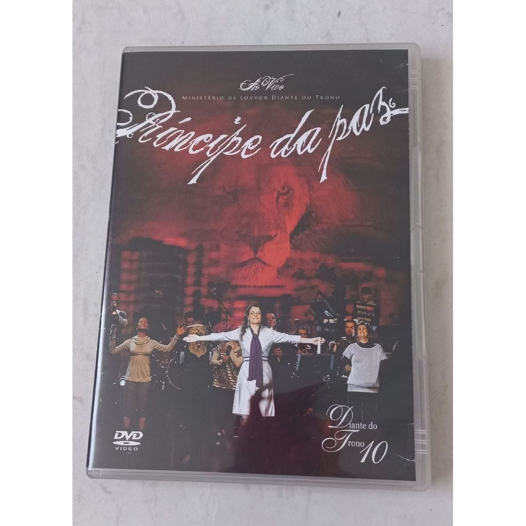 DVD DIANTE DO TRONO 10 - PRINCIPE DA PAZ - LACRADO