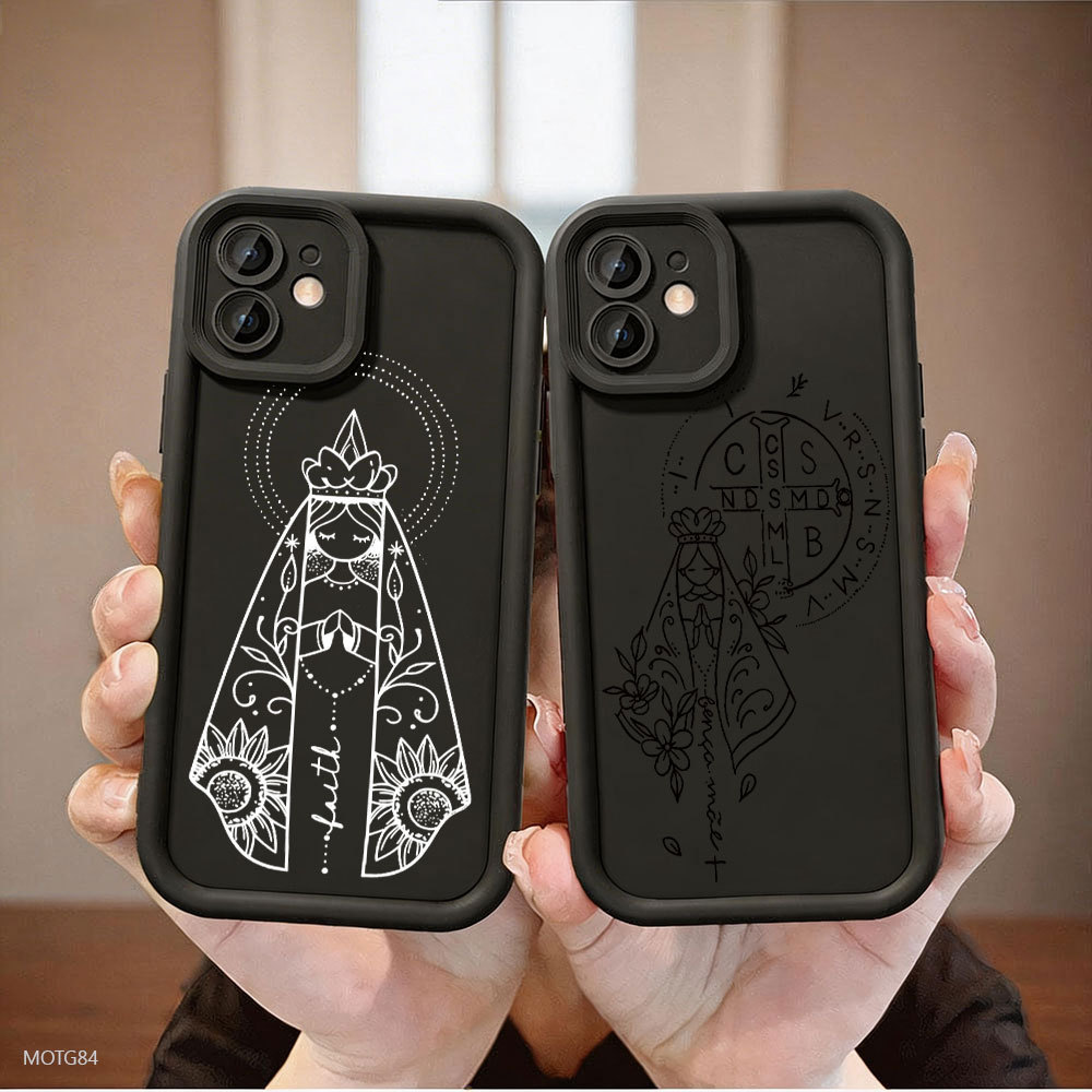 Capinha Nossa Senhora Para Motorola Moto G84 G75 G60 G54 G53 G34 G35 G24 G22 G15 G14 G04 E13 E14 Macia Case DD044