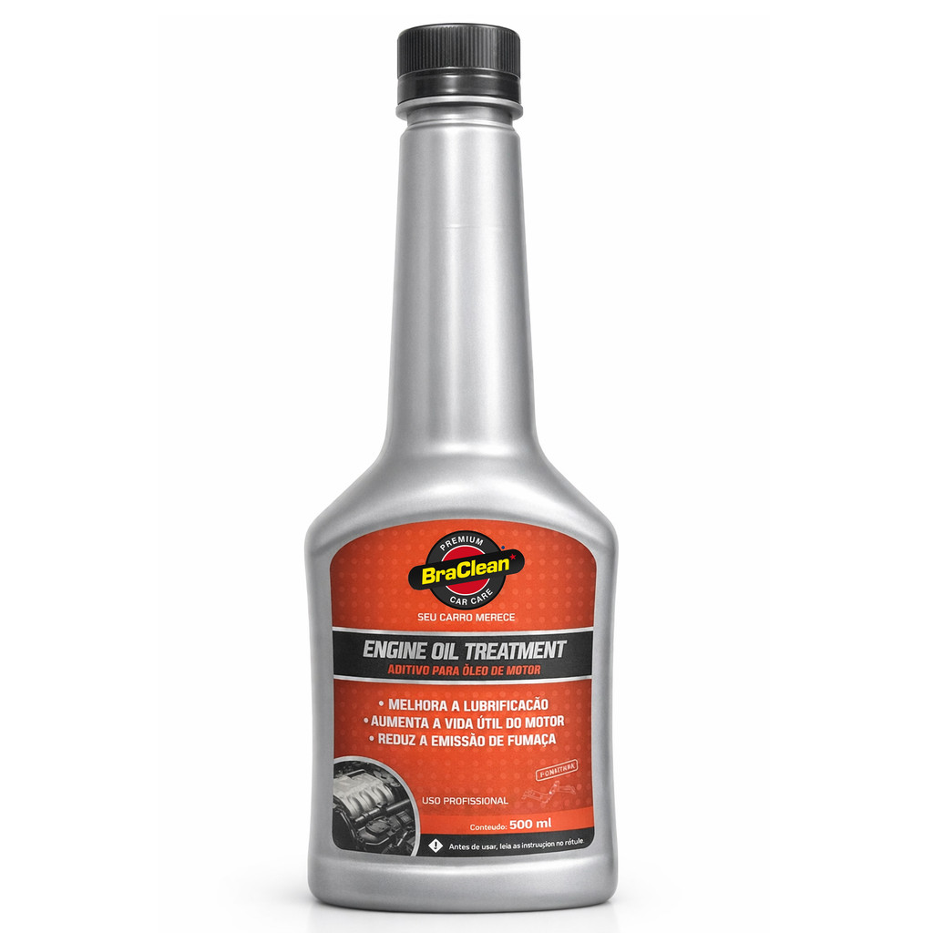 Aditivo Óleo De Motor 500ml Tratamento Motores Flex Gasolina Etanol Diesel Lubrifica E Protege