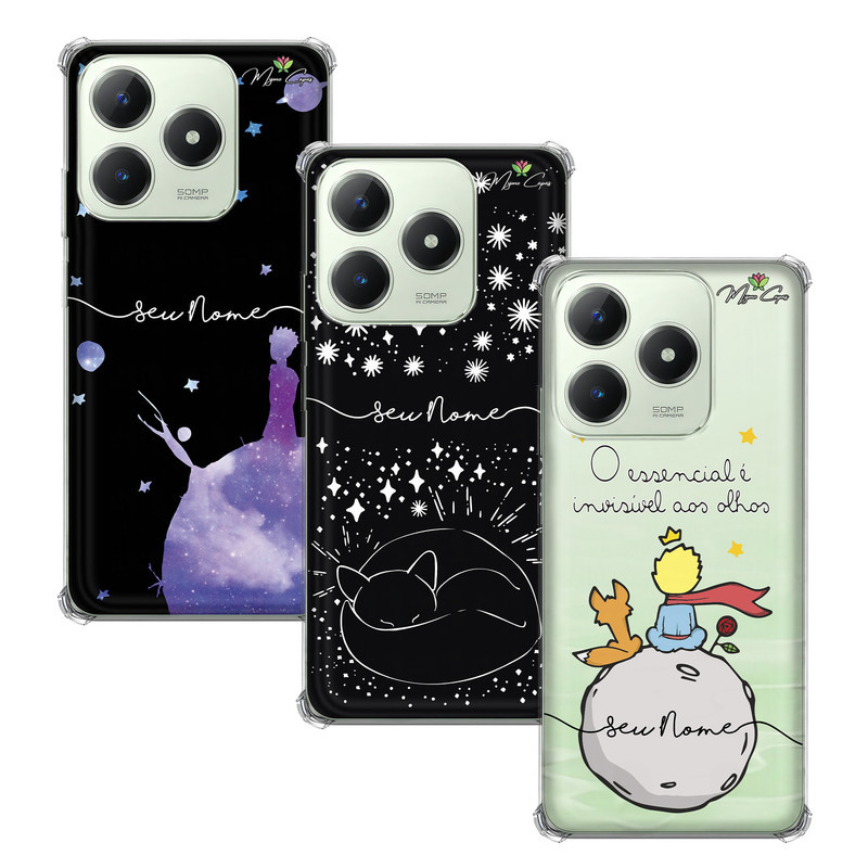 Capa Capinha - Realme C63 4G - Pequeno Principe Personalizada com Nome