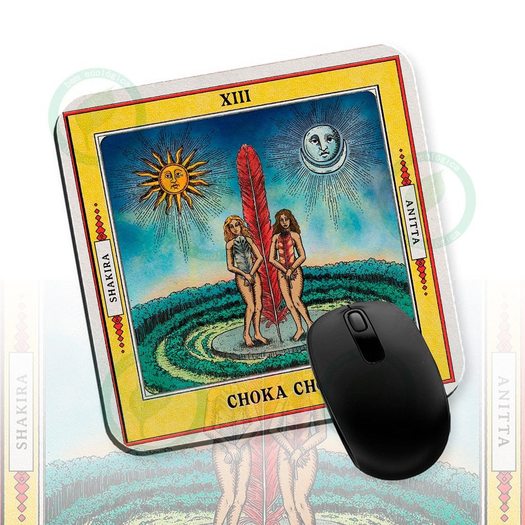 Mousepad Choka Choka Anitta Shakira Album POP Latino Funk Brasil Pequeno Quadrado Antiderrapante