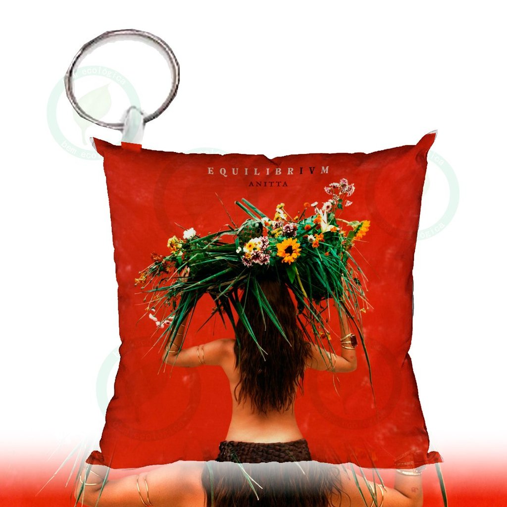Almochaveiro Personalizado Anitta Equilibrium Album POP Funk Brasil Almofadado