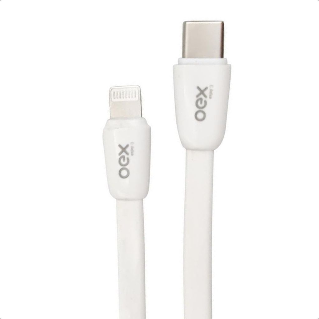 Cabo De Dados Usb C Lightning 20W 1m Flat Conector Metal Alta Velocidade Celular Original