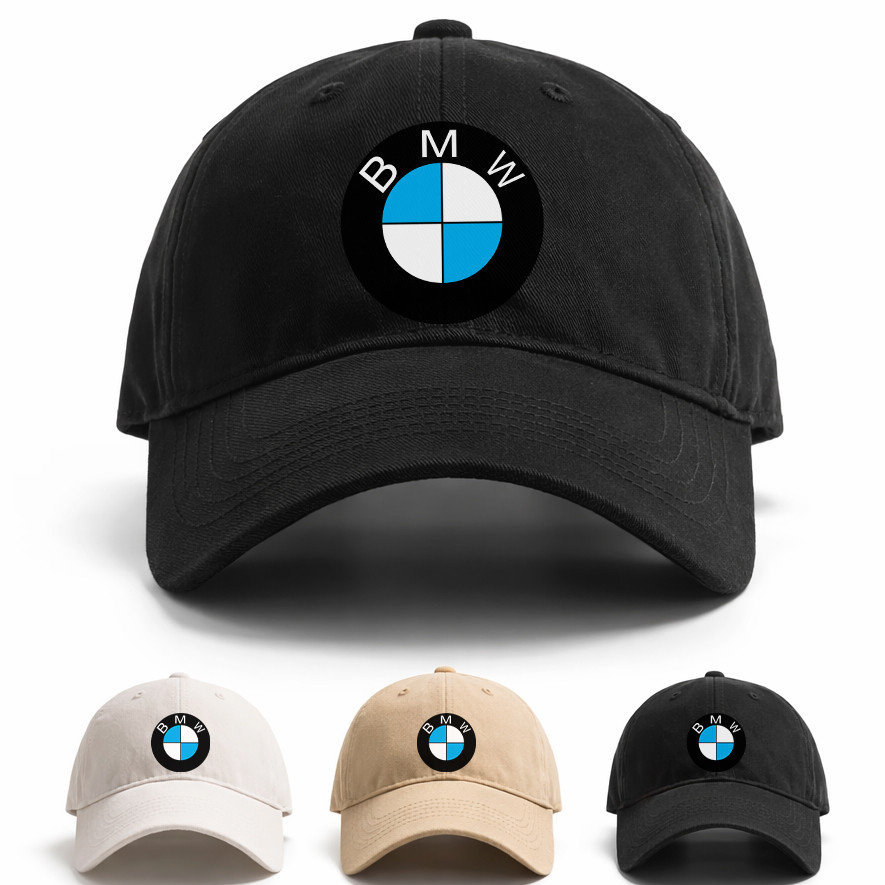 Boné Masculino Feminino BMW Logo Marca Alema Luxo Automotivo Carros Motor Qualidade Ajustável
