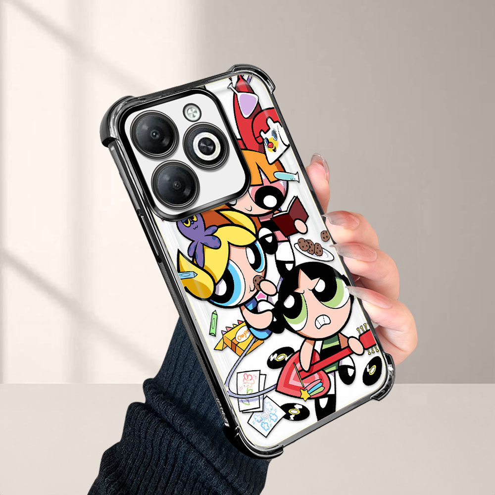 Capinha Para Infinix Smart 8 Pro HD Plus Hot 40i Tecno Spark 20 20C Pop 8 Go 2024 Capa Transparente Proteção Case SJ1088