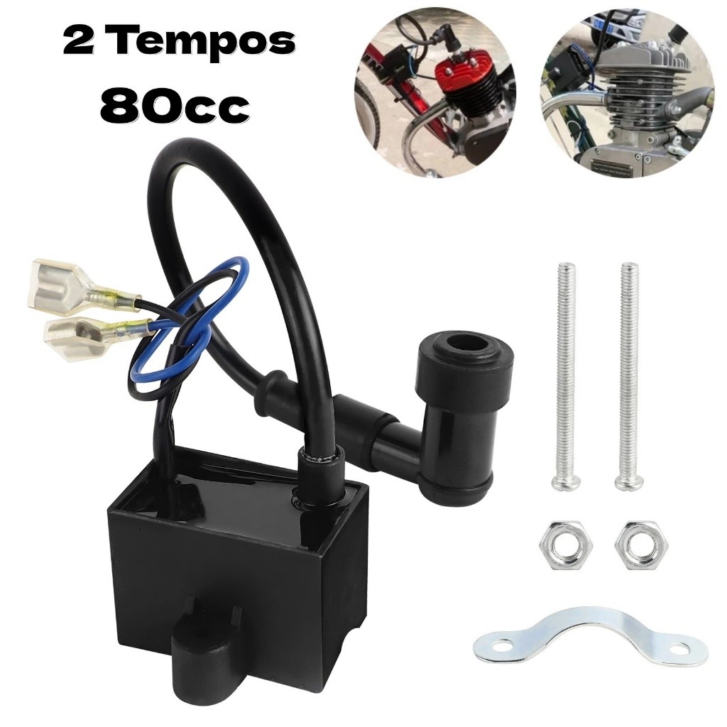 Bobina Cdi De Ignição Para Bicicleta Motorizada Universal Motor 2 Tempos Vendido(s) - Variação: