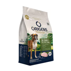 Ração Origens Natural Cães Sênior Porte Médio Grande Sabor Frango e Arroz 12kg Adimax