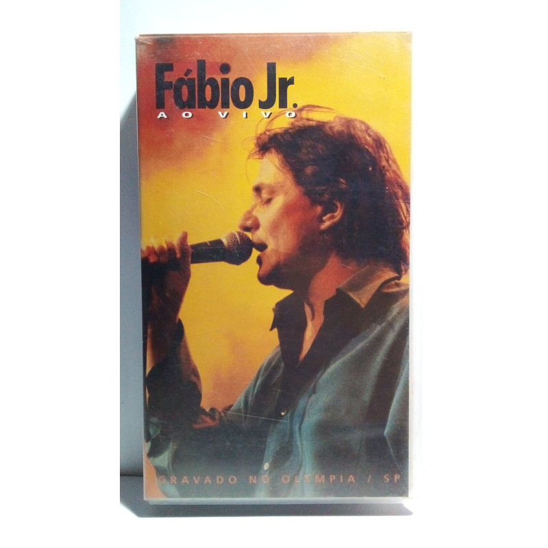 Fita Vhs Fábio Jr. - Ao Vivo (1997) - Gravado No Olympia / Sp