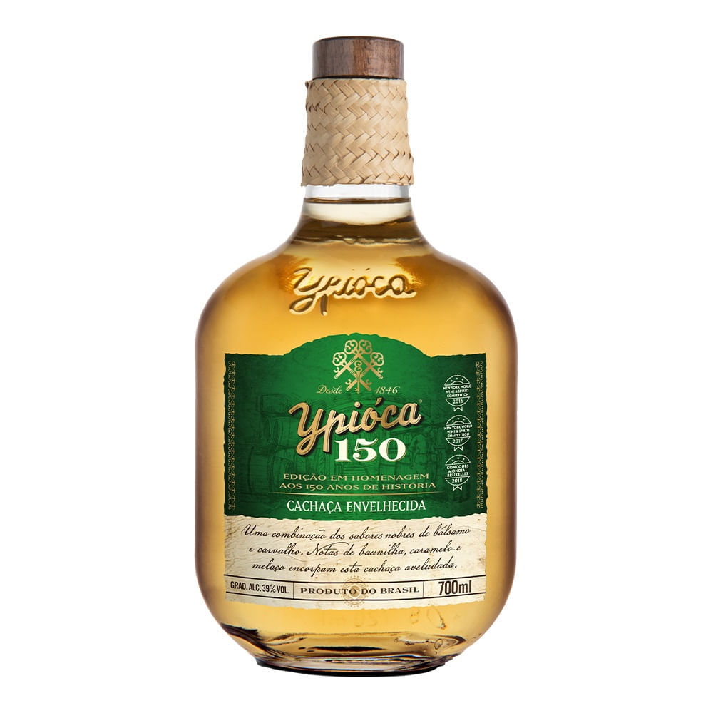 Cachaça Ypióca Comemorativa 150 Anos - 700ML