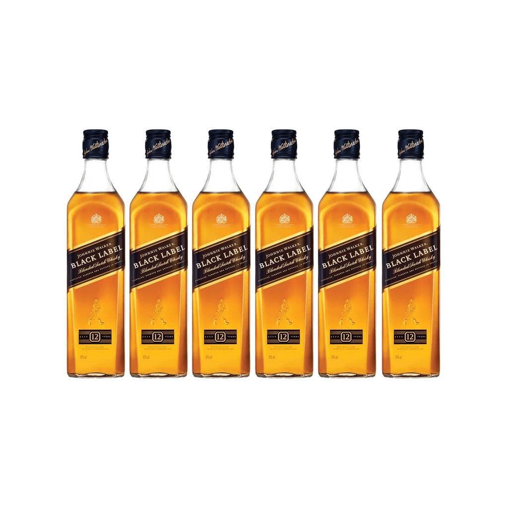 Combo Whisky Johnnie Walker Black Label 500ML - 6 Unidades