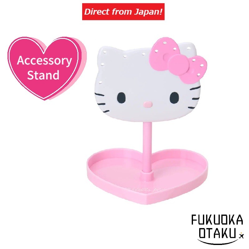 SANRIO Suporte para Acessórios I Love Hello Kitty Organizador de Joias Cute【Direto do Japão】