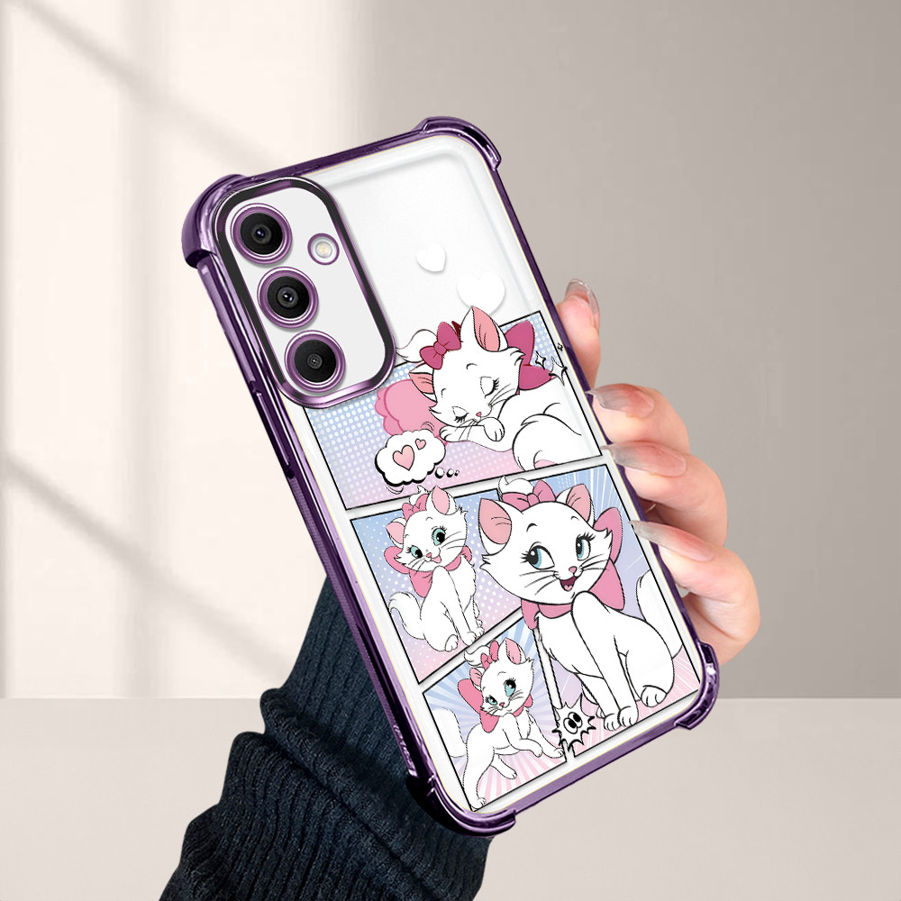 Capa Proteção Anti-impacto Transparente Para Samsung Galaxy A16 4G 5G Capinha Macio Fofo Caso SJ 0084