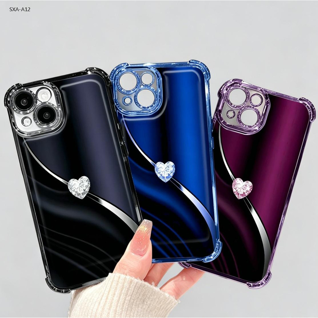 Capinha Capa Anti Impacto Luxo Para Samsung Galaxy A17 A16 A15 A14 A13 A12 4G 5G Capas Transparente Phone Case 1171FS