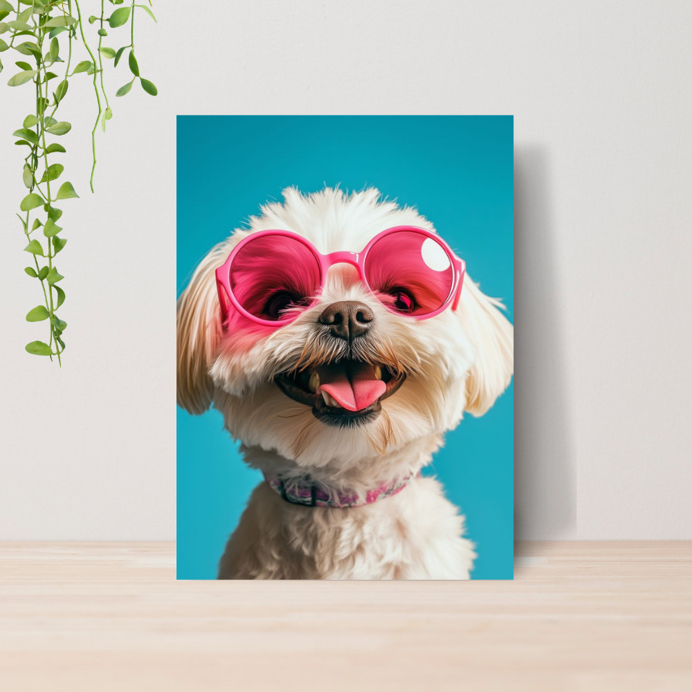 Quadro Decorativo PetShop Banho e Tosa Animais 16 Poster Pet Shop Cachorro Gato MDF
