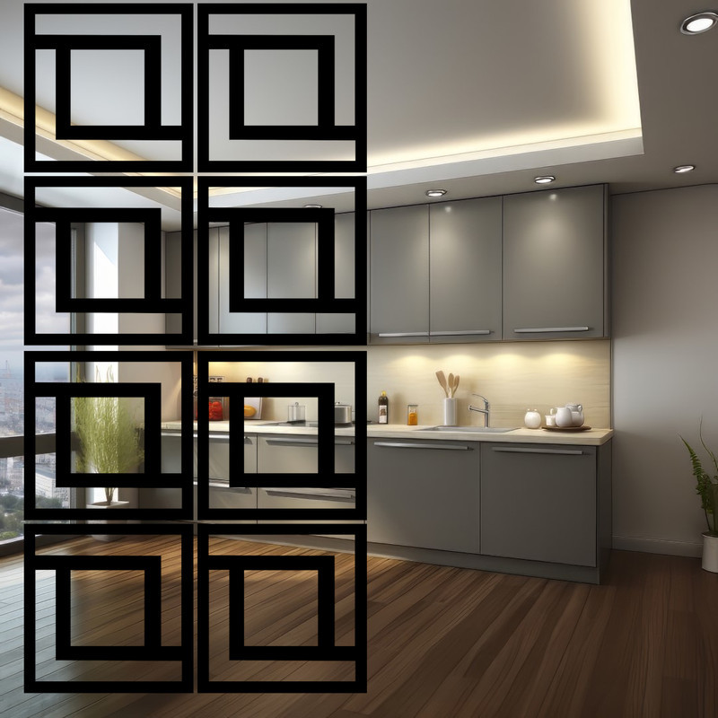 Pack de 12 Painéis Modulares MDF Design Inovador 40x40cm para Projetos Criativos Arquitetura