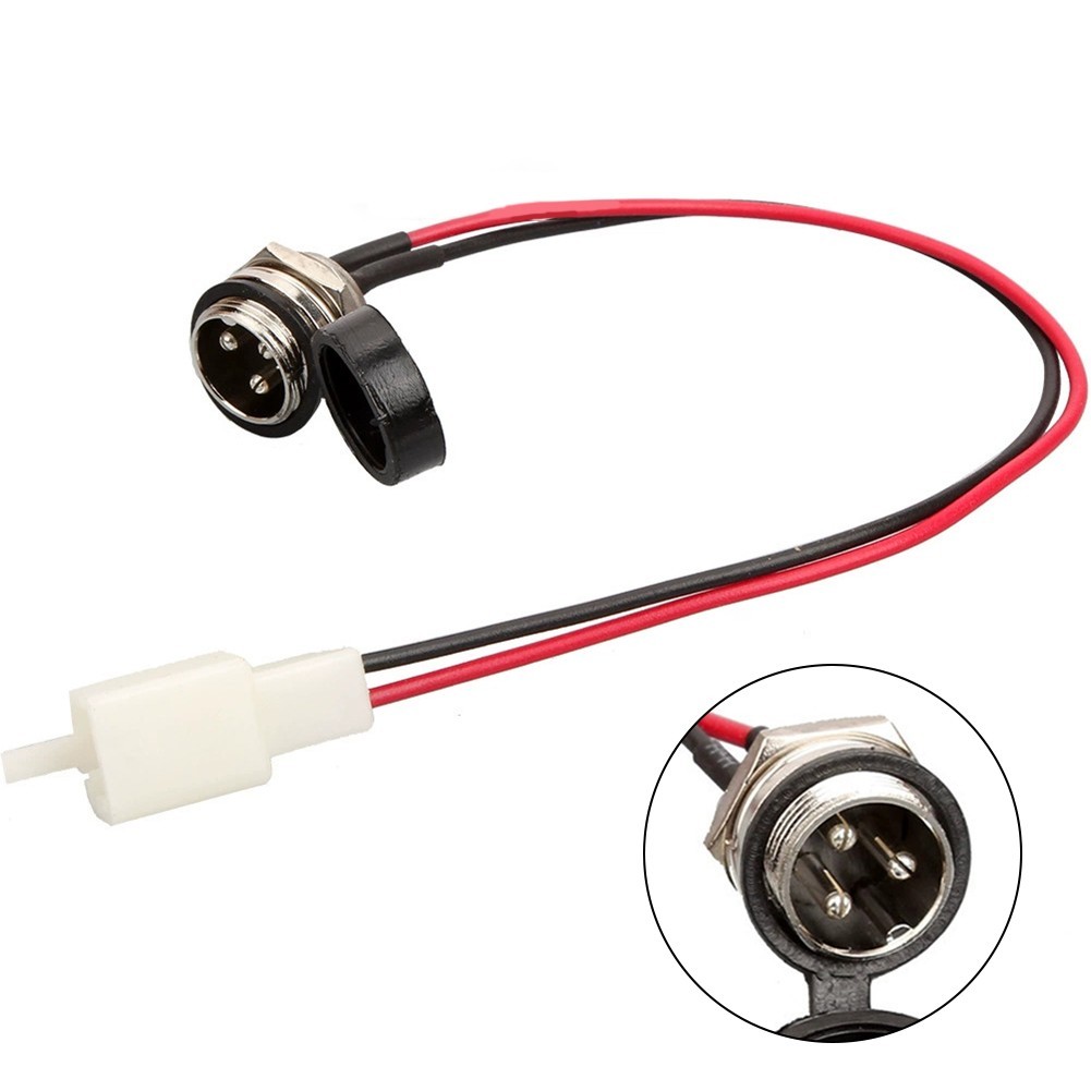 [CEBE] Porta Do Carregador De 3 Pinos Para Scooter Elétrica E-Bike