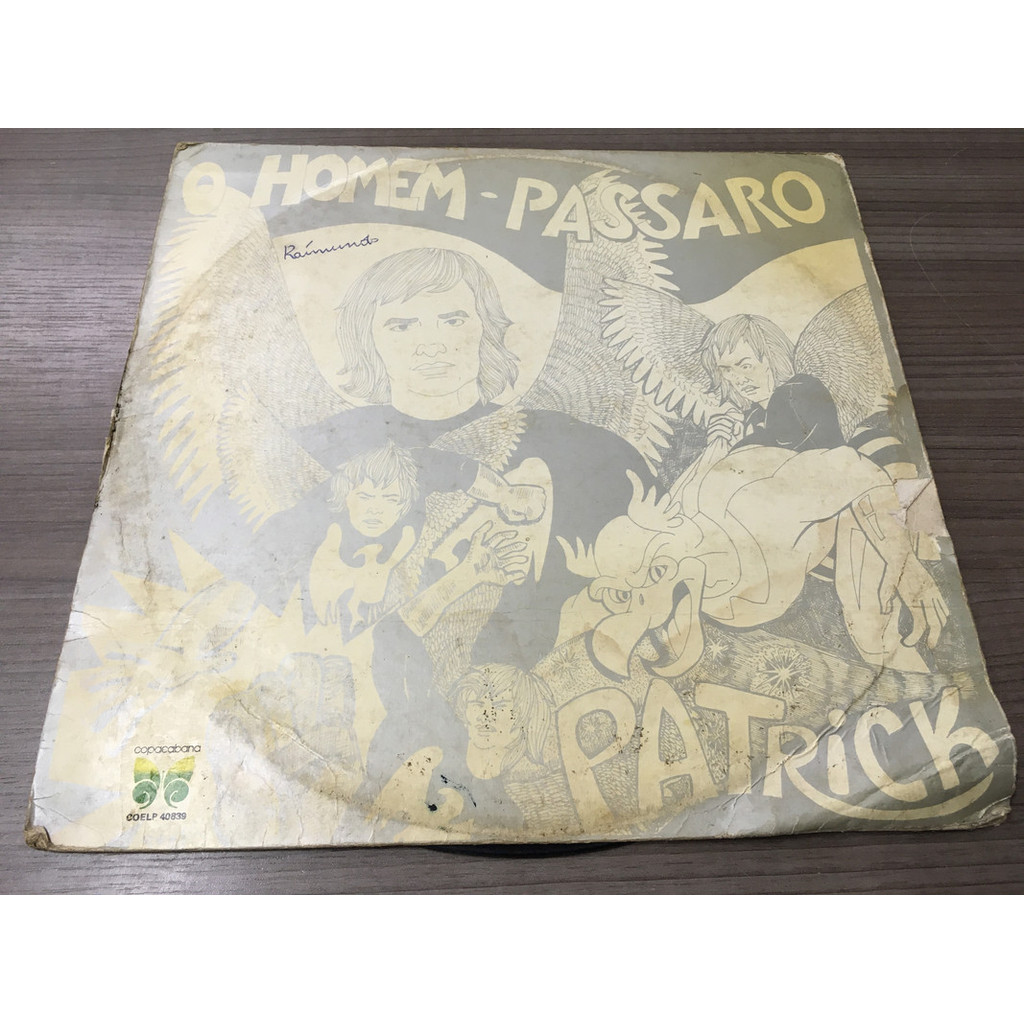 lp patrick o homem passaro 1978