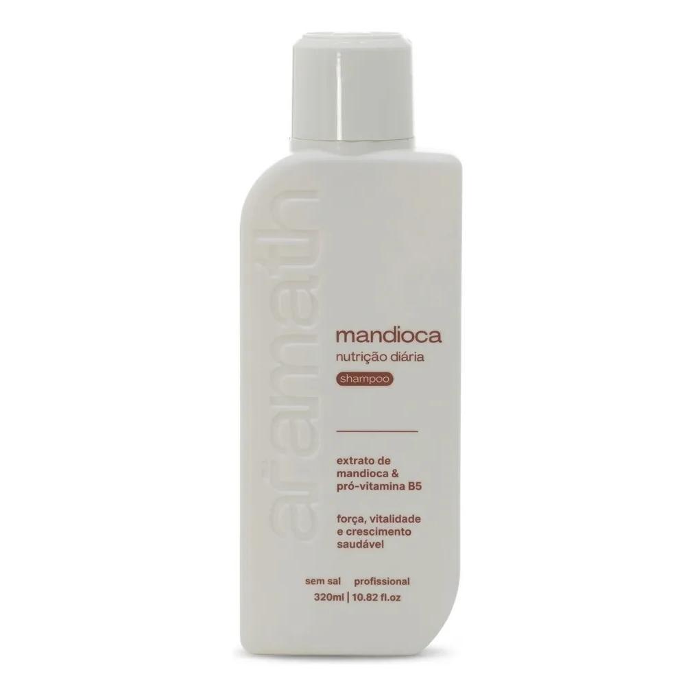 Shampoo Mandioca Nutrição Diária 320ml | Aramath Linha Premium