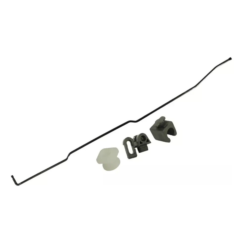 Kit Haste Vareta do Capô Com Presilhas Fiorino 2005 2006 2007 2008 2009 2010 2011 2012 2013