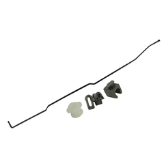 Kit Haste Vareta do Capô Com Presilhas Fiorino 2005 2006 2007 2008 2009 2010 2011 2012 2013