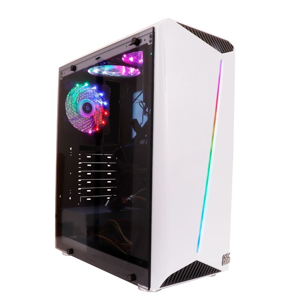 Gabinete Gamer ATX Iluminacao RGB Ajustavel OEX Game