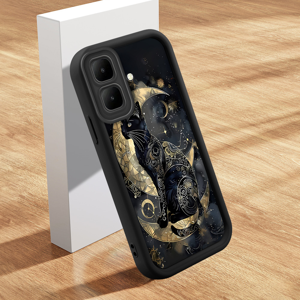 Capinha Macia Silicone Protetora Preta Case Para Infinix Smart 10 Capa De Celular BTY 7809