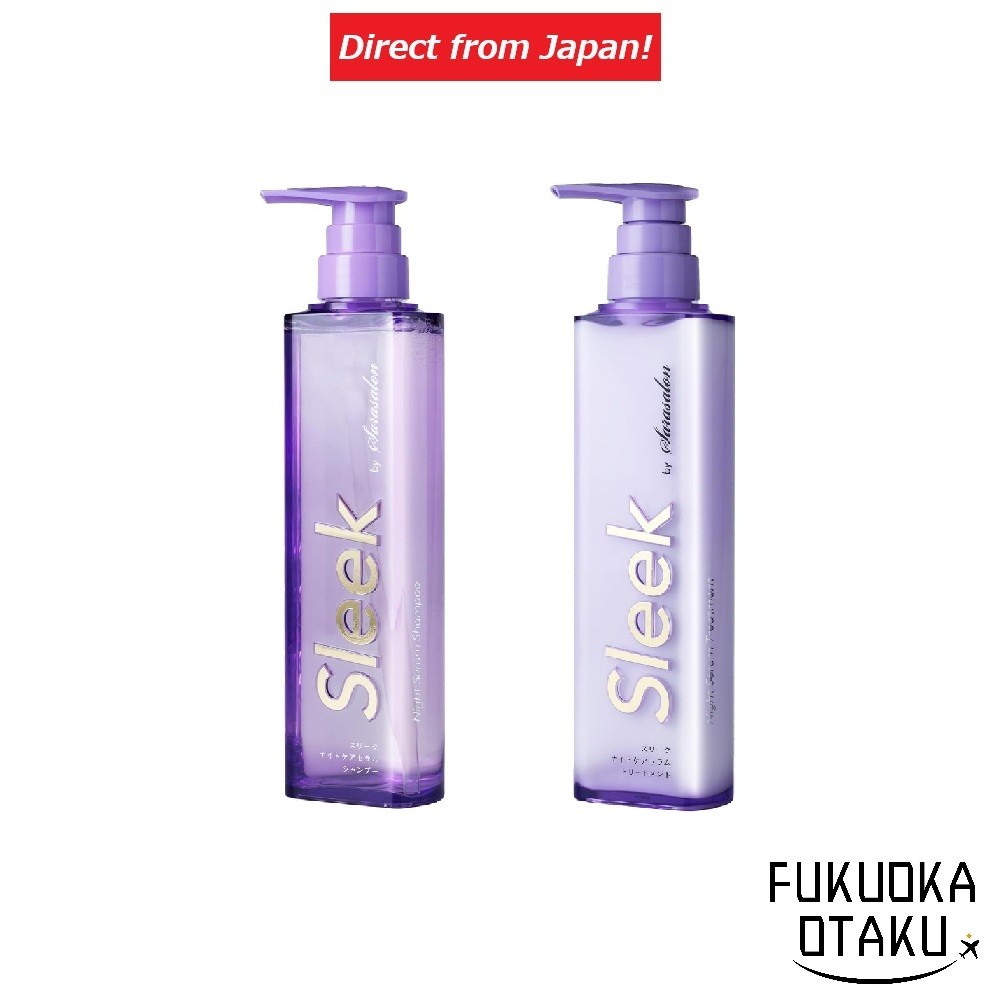 AQUA・NOA Sleek by Sarasalon Night Care Serum Shampoo / Tratamento Japão【Direto do Japão】