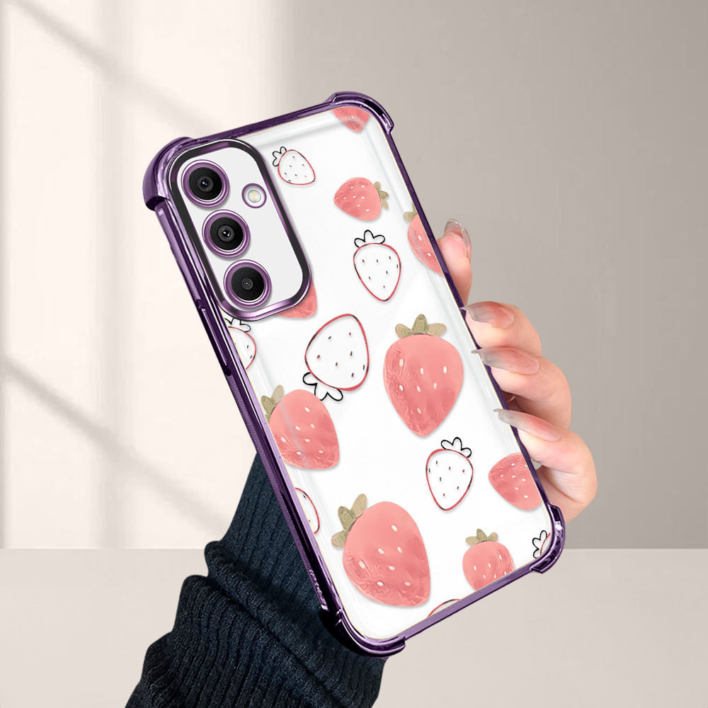 Capinha Capa Anti Impacto Transparente Luxo Para Samsung Galaxy A16 4G 5G Case De Macia Proteção SJ 1047