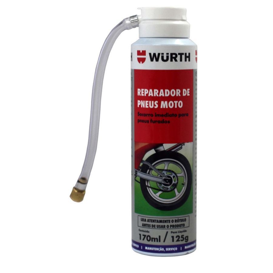 Reparador de Pneus Moto 170ml / 125g Wurth