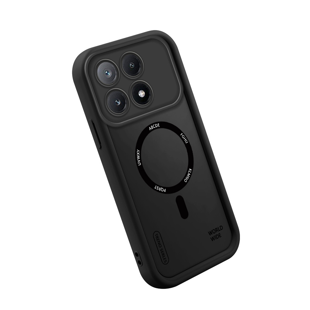 Capa Anti-Impacto Para Xiaomi Poco X6 Pro 5G Capinha Silicone Macia Preto Case T