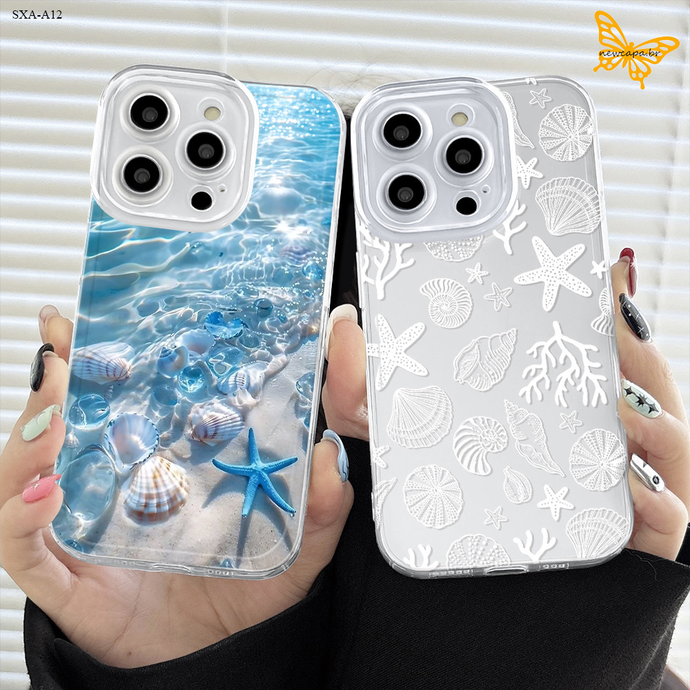 Capinha Para Samsung Galaxy A17 A16 A15 A14 A13 A12 4G 5G Capa De Celular Macia Transparente Case TSY 0466