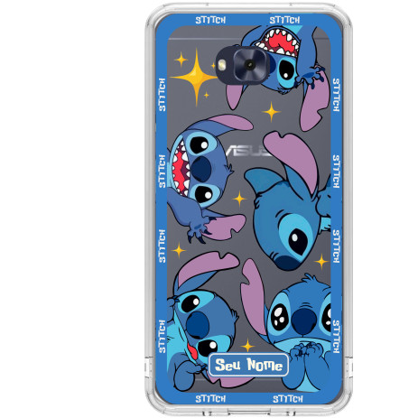 Capa Capinha Para Asus Zenfone 4 Selfie (ZD553KL) Personalizada - Stitch com nome 4